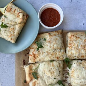 sheetpangarlicbreadquesadilla