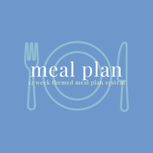 12 Week Themed Meal Plan